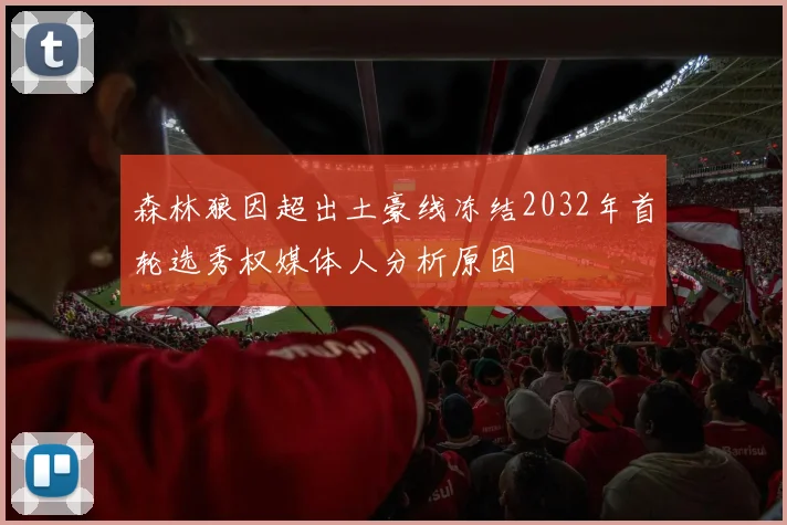 森林狼因超出土豪线冻结2032年首轮选秀权媒体人分析原因