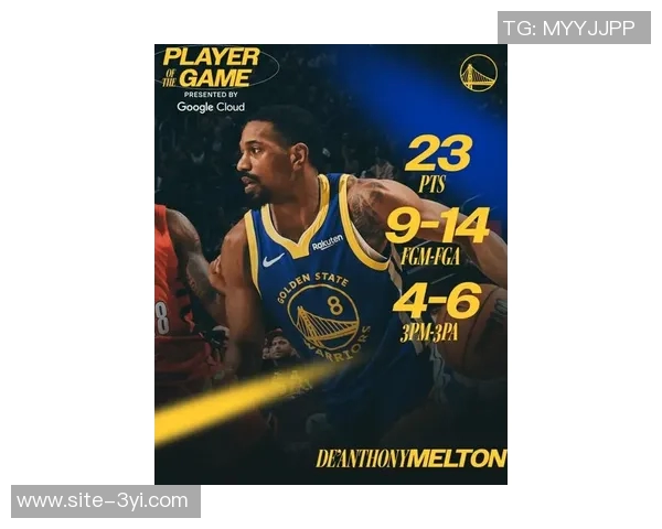 勇士官方评选梅尔顿为最佳球员21分钟狂砍24分创赛季新高